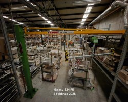 Liquidazione Gru a bandiera Elephant mod. A125/3.5. Portata kg. 125, anno 2018