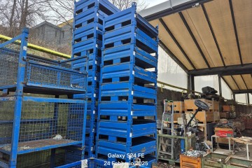 Liquidazione cassoni e ceste in ferro di diverse misure e tipologie