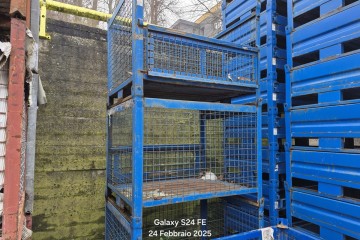 Liquidazione cassoni e ceste in ferro di diverse misure e tipologie