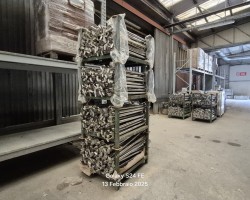 Liquidazione paletti per ringhiere regolabili in acciao inox