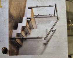 Liquidazione paletti per ringhiere regolabili in acciao inox